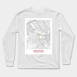 Philips Stadion Map Design Long Sleeve T-Shirt